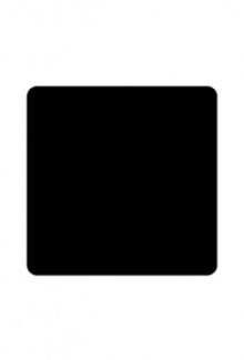 Vloerplaat vierkant 70 x 70 cm 2mm staal zwart