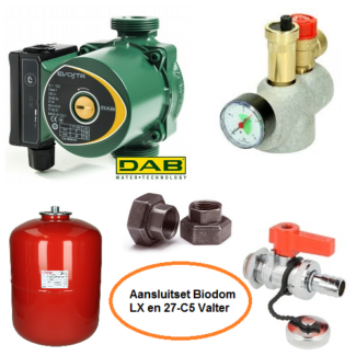 Aansluitset Biodom