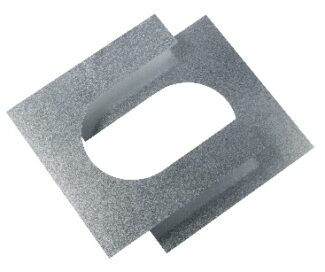 Brandseparatieplaat set Ø125 mm – Isoduct dubbelwandig rookkanaal