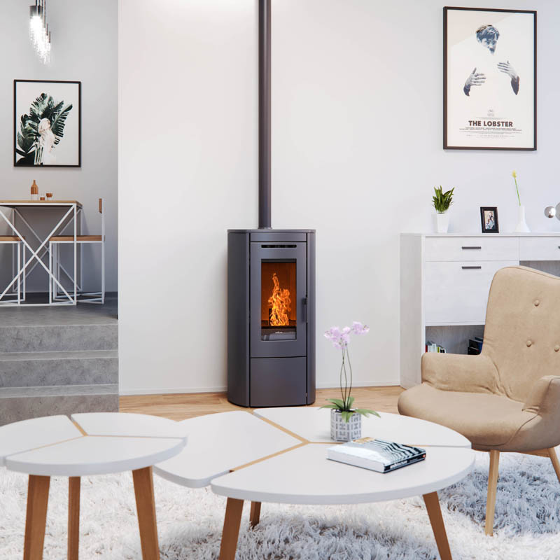 Nordic Fire Ilvar 7 zwart - Afbeelding 4