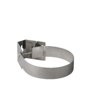 Muurbeugel vast Ø150 mm – Isoduct dubbelwandig rookkanaal