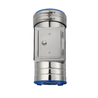 Reinigingsstuk 500 mm Ø125 mm – Isoduct dubbelwandig rookkanaal