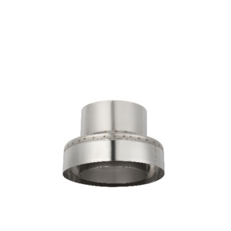 Topsectie Ø150 mm – Isoduct dubbelwandig rookkanaal