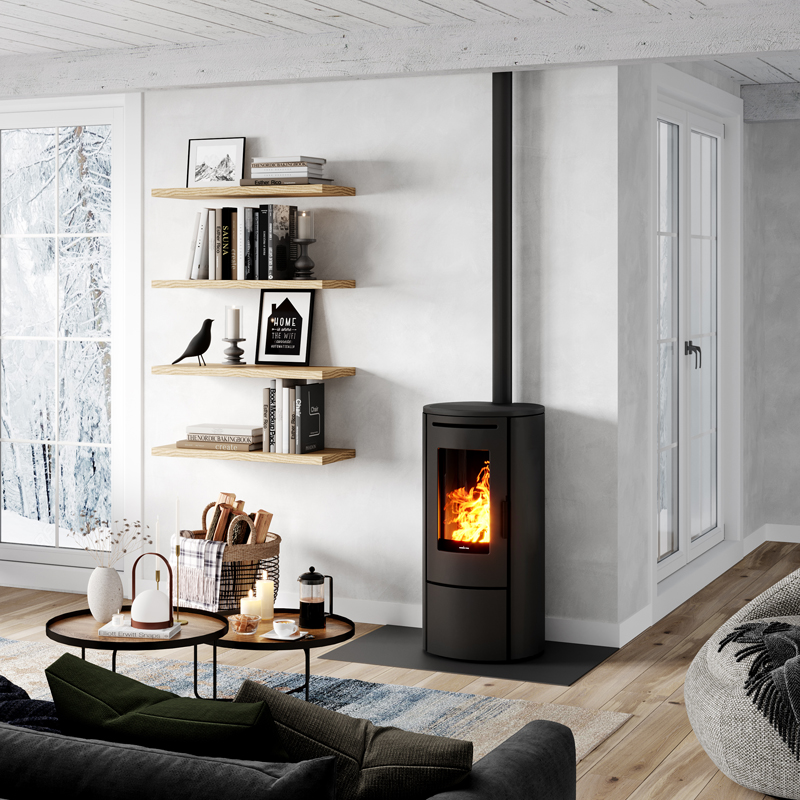 Nordic Fire Store zwart - Afbeelding 4