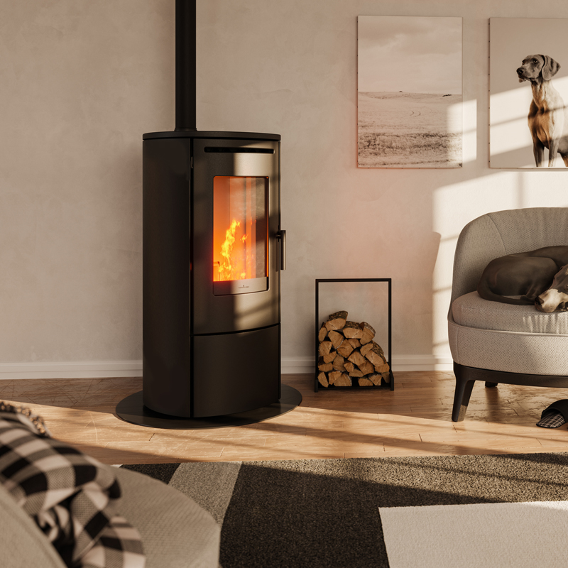 Nordic Fire Store zwart - Afbeelding 6