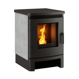 Nordic Fire finn met sokkel speksteen