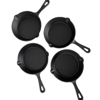 Keij Kamado Set van 4 kleine skillets: 16 x 3,3 cm