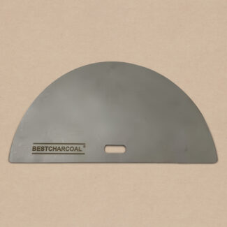 Bestcharcoal RVS Griddle - Halvemaanvormig - Compact
