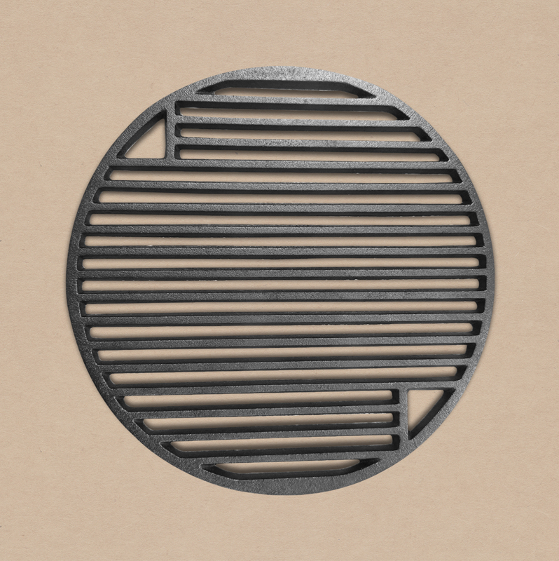 Bestcharcoal Gietijzeren Rooster - Rond - Compact