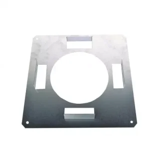 Brandseparatieplaat Ø100 mm – Dubbelwandig rookkanaal