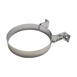 Muurbeugel verstelbaar 50-80 mm Ø80 mm – Dubbelwandig rookkanaal