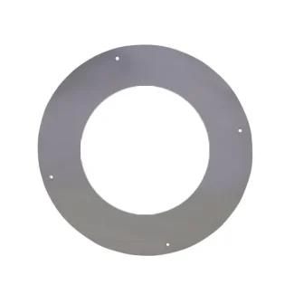 Rozet rond 7.5 cm Ø125 mm – Dubbelwandig rookkanaal