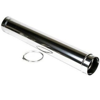 Buis Ø125 mm – 1000 mm – Enkelwandig RVS