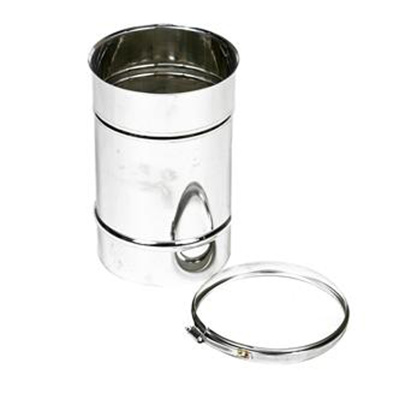 Buis Ø125 mm – 250 mm – Enkelwandig RVS