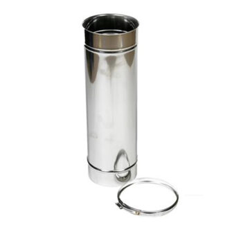 Buis Ø150 mm – 500 mm – Enkelwandig RVS