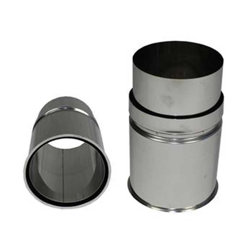 Instort-nisbus Ø125 mm – Enkelwandig RVS