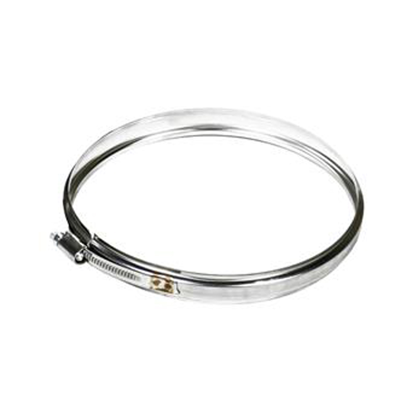 Klemband Ø125 mm – Enkelwandig RVS