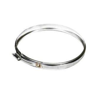 Klemband Ø200 mm – Enkelwandig RVS