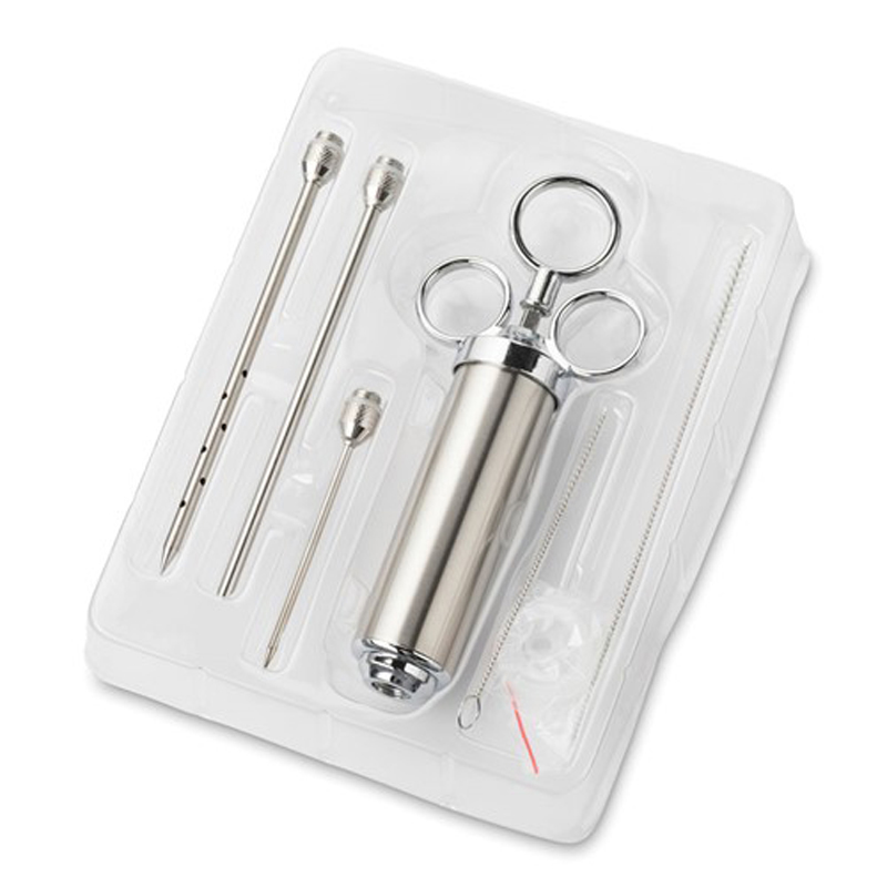 Turnpike BBQ Stainless Steel Marinade Injector Kit - Afbeelding 2