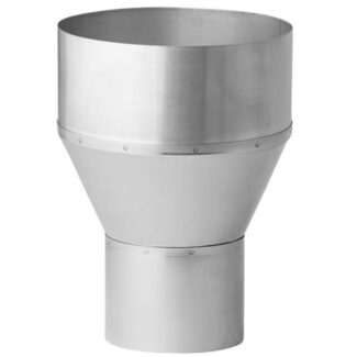 Verloop RVS Ø129 naar Ø181