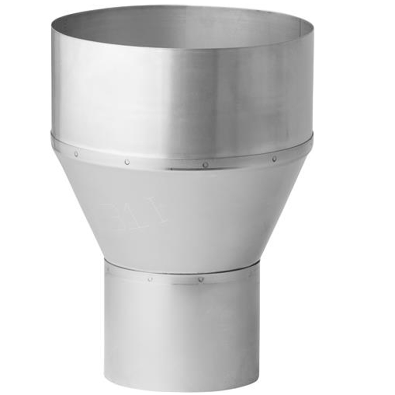 Verloop RVS Ø149 naar Ø189