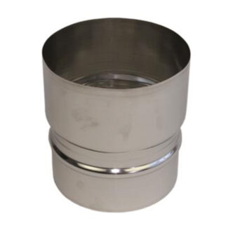 Aansluitstuk Flex Ø125 mm – Enkelwandig RVS