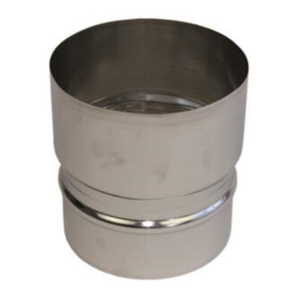 Aansluitstuk Flex Ø200 mm – Enkelwandig RVS