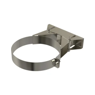 Muurbeugel Premium 50-90 mm Ø100 mm – Dubbelwandig rookkanaal