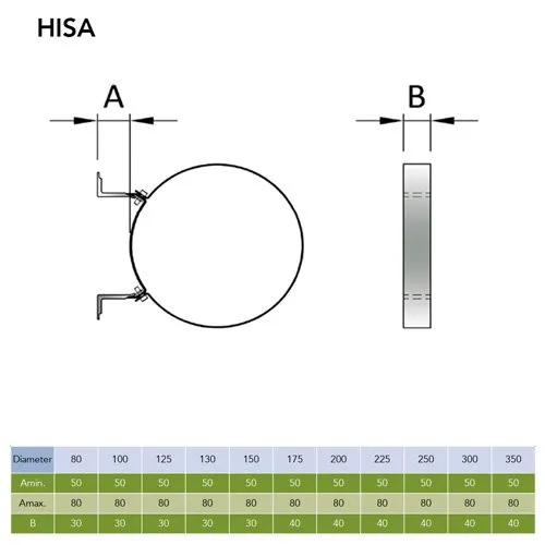 Pijp 100 cm Ø150 mm – Dubbelwandig rookkanaal - Afbeelding 2