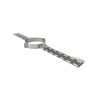 Daksteun lang Ø125 mm – Dubbelwandig rookkanaal