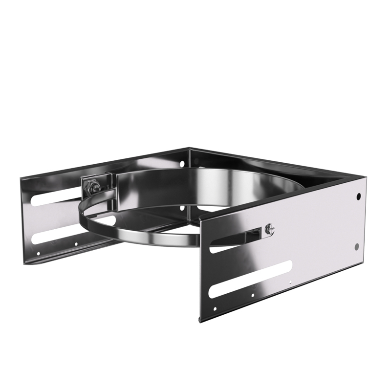 Muurbeugel verstelbaar Ø125 mm – Isoduct dubbelwandig rookkanaal - Afbeelding 2