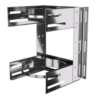 Muurconsole Ø125 mm – Isoduct dubbelwandig rookkanaal