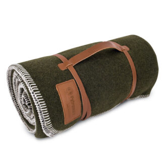 Petromax Wollen Deken Groen/Zwart 150 x 200