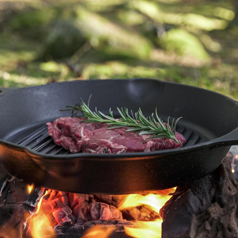 Petromax Gietijzeren Grill Skillet 2 handvatten 30cm - Afbeelding 5