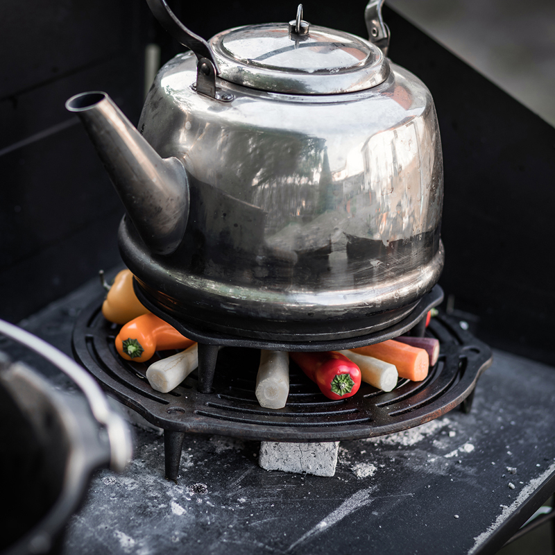 Petromax Gietijzeren onderzetter met pootjes 30cm - Afbeelding 4