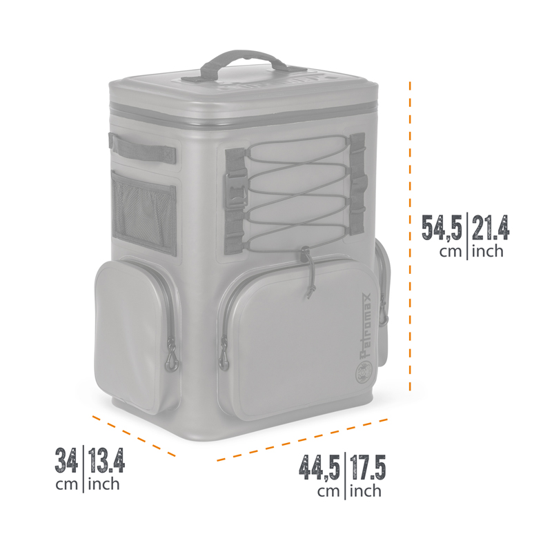 Petromax Koelrugzak Grijs 27L - Afbeelding 6