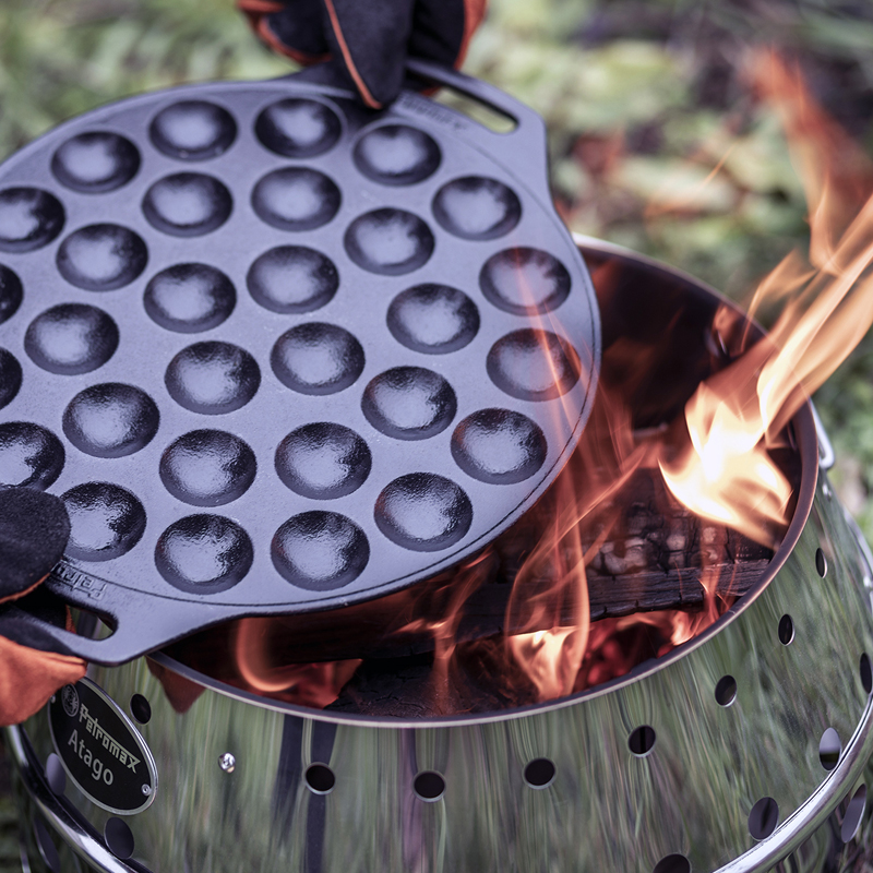 Petromax Gietijzeren Poffertjes Pan - Afbeelding 3