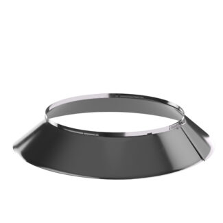 Stormkraag Ø125 mm – Isoduct dubbelwandig rookkanaal