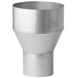 Verloop RVS Ø119 naar Ø126