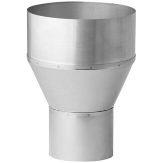 Verloop RVS Ø110 naar Ø131