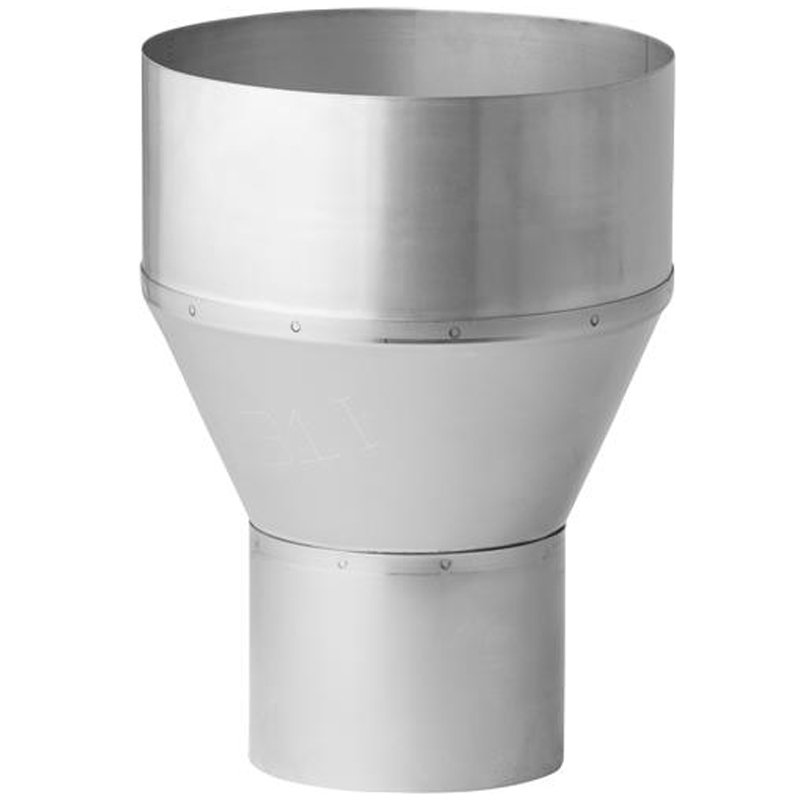 Verloop RVS Ø149 naar Ø181