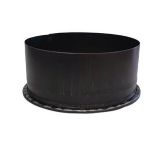 Losse dop Ø111 mm – Enkelwandig geblauwd staal