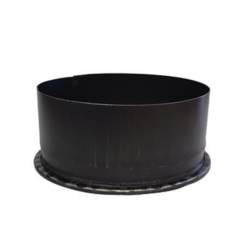 Losse dop Ø150 mm – Enkelwandig geblauwd staal