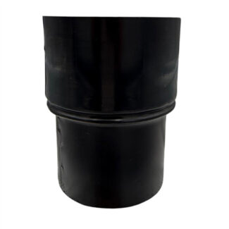 Verloop Ø90 naar Ø100 – Enkelwandig geblauwd staal