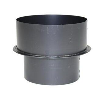 Verloop Ø111 naar Ø125 – Enkelwandig geblauwd staal