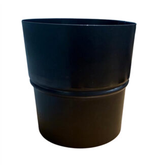 Verloop Ø120 naar Ø125 – Enkelwandig geblauwd staal