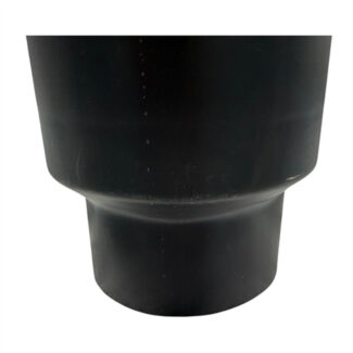 Verloop Ø125 naar Ø150 – Enkelwandig geblauwd staal