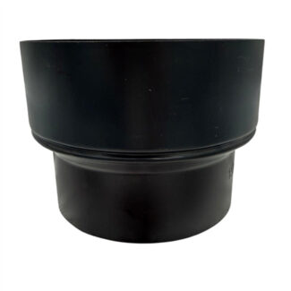 Verloop Ø150 naar Ø175 – Enkelwandig geblauwd staal