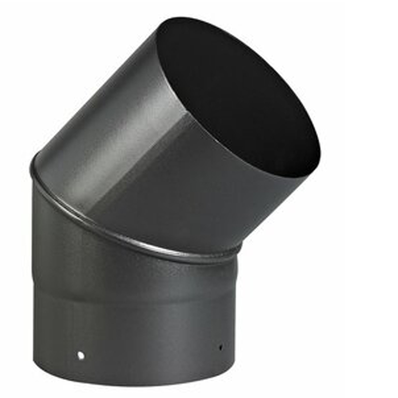 Bocht 45° – Ø150 mm – Enkelwandig geëmailleerd staal