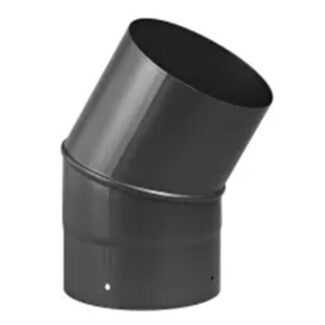 Bocht 30°  –  Ø150 mm –  Enkelwandig geëmailleerd staal